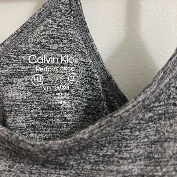 CALVIN KLEIN PERFORMANCE Womens Gray Moisture Wicking Mini Active Wear Dress - Picture 8 of 11